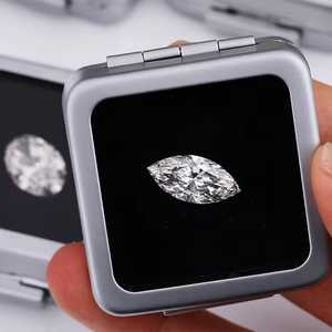 Precio de fábrica al por mayor, diamante cultivado en laboratorio, talla marquesa, 1.75*3.50 mm, 0.04 ct, tamaño DEF/VS, suelto, HPHT CVD, para joyería. - Product Image 1