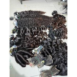 Lots de Cheveux Naturels Noirs Non Traités, Ondulés Profonds, en Trame, Provenant d'un Donneur Unique Vietnamien, Vente en Gros - Product Image 5
