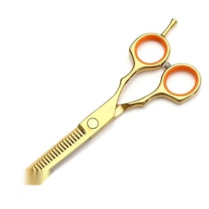 Ciseaux à cheveux professionnels en acier inoxydable, pointe acérée, pour droitiers, manche long en plastique, pour salon de coiffure - Product Image 6