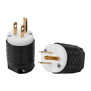 BOSSLYN NEMA 5-15P tipo B spina collegabile USA 15A 125V 3 polo spina di alimentazione UL elencato E500807 - Product Image 4
