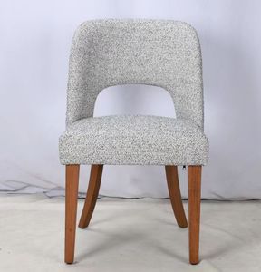 Hot Selling Simple Solid Wood Fabric Dining <b>Chair</b> Modern Nordic Design for Home <b>Restaurant</b> Hotel Apartment Use - Product Image 1