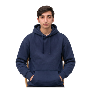 Sudadera con capucha premium de felpa suave, estilo urbano, fabricación de ropa con etiqueta privada personalizada para marcas de moda y tiendas. - Product Image 6