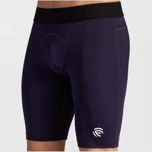 Shorts de compression Elite pour hommes, bleu marine - Product Image 1