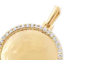 จี้เพชร VVS Lab Grown สไตล์ฮิปฮอปแบบ Iced Out วัสดุทอง 10K_14K ชุบทอง ได้รับการรับรองจาก GIA ของขวัญที่ดีที่สุด - Product Image 2