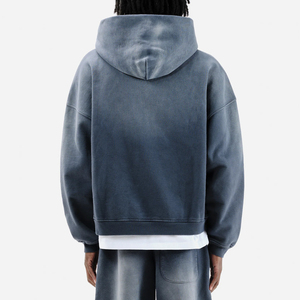 Meilleurs fabricants de vêtements : Survêtements délavés pour hommes, prix de gros, vêtements décontractés, survêtement uni et vierge pour hommes, en vente - Product Image 5