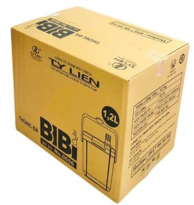 Glacière en carton ondulé Bibi de 1,2 L - Conteneur isotherme de haute qualité en matériaux recyclés, emballage auto-érectile durable pour - Product Image 2