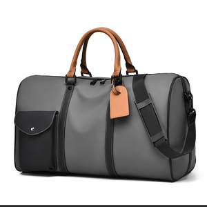 Black Travel Duffel <b>Bag</b> Weekender <b>Overnight</b> Carry-on Luggage Softshell Gym <b>Overnight</b> <b>Bag</b> With Shoulder Strap - Product Image 3