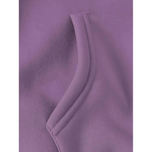 Hoodie oversize d'inspiration streetwear, au design minimaliste, en tissu épais et à silhouette décontractée. - Product Image 3