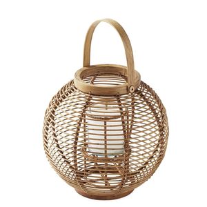Lanterne de sol en bambou naturel, style bohème, durable, prix d'usine, vente en gros pas cher, pour balcon, patio, décoration intérieure - Product Image 1