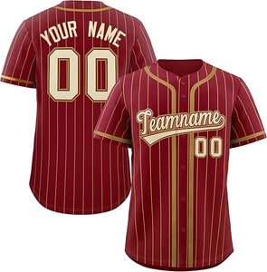 Diseño Profesional, Servicios OEM a Bajo Costo, Jersey de Béisbol y Sóftbol Deportivo a la Moda, Disponible en Diferentes Colores - Product Image 4