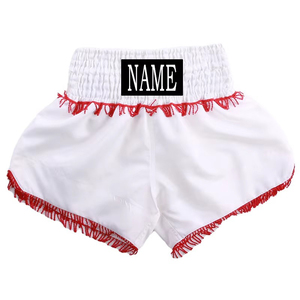 Pantalones Cortos de Muay Thai de Primera Calidad, Pantalones Cortos de Entrenamiento de Boxeo, MMA y Kickboxing para Hombre y Mujer, Tejido Ligero y Transpirable, Cintura Elástica - Product Image 1