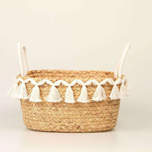 Best Choice Vietnam <b>Woven</b> Seagrass Eco-Friendly Durable <b>Baskets</b> for Storage Natural <b>Basket</b> Handle Organizer Home Decor - Product Image 1