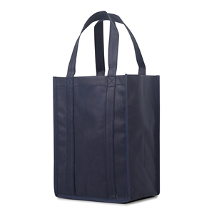Sac de transport non tissé avec poignées et bandoulière pour cadeaux promotionnels et salons professionnels - Taille personnalisée, motif uni - Product Image 2