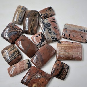 หินควอตซ์เดนไดรต์ธรรมชาติคุณภาพสูง รูปทรงหลวมแบบคาโบชอง สำหรับทำเครื่องประดับ คุณภาพเยี่ยม รูปทรงคละแบบ หินแท้จากแหล่งผลิตโดยตรง - Product Image 2