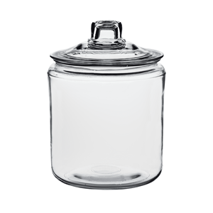 Heritage collina 1 gallone barattolo di vetro con coperchio elegante bottiglia di stoccaggio per merci secche e ingredienti - Product Image 1