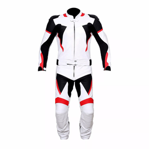 Combinaison de moto en cuir, équipement de conduite professionnel, combinaison en cuir de moto personnalisée, équipement de protection pour la conduite, OEM - Product Image 1