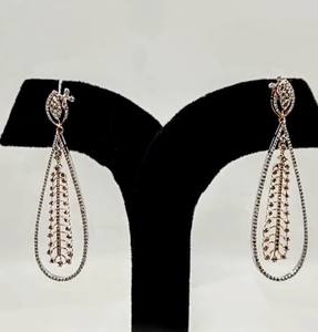 Pendientes de Diamantes Naturales de Corte Brillante de Alta Calidad, 2.70 Ct, Oro de 14 Quilates, Certificados por IGI, Chapados en Rodio, para Mujer, Boda - Product Image 1