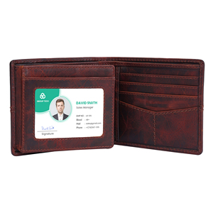 Most Selling Leather Bifold <b>Wallet</b> for Men Premium Cowhide <b>RFID</b> <b>Blocking</b> <b>Wallet</b> Private Label Manufacturing Available For Sale - Product Image 4