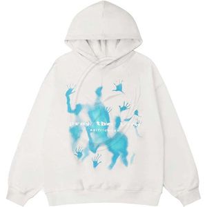 Sudadera con Capucha Profesional de Alta Calidad, 360 Gramos, 100% Algodón Poliéster, Ropa Blanca Personalizable con Logotipo Impreso, para Hombres Adultos - Product Image 2