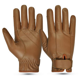 Gants d'équitation en cuir sur mesure de haute qualité pour hommes - Durables, imperméables, antidérapants |   Logo personnalisable, couleur, taille - Product Image 5