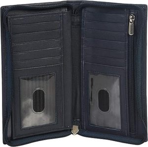 Ladies Clutch Short PU Crossbody <b>Wallet</b> Embroidered Single Pull <b>Small</b> Square Bag Trifold Leather Card Holder - Product Image 5