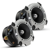Altavoces de Audio para Auto, Tweeter de Aluminio de 5 Núcleos, 600W Pico, 12V Activos, 3.5 Pulgadas, Super Bullet, Par