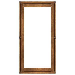 Collection de grands pots de fleurs et jardinières décoratifs en acier patiné rouillé - Product Image 6