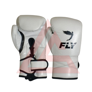 2026 Custom Made Fly Superlace Pro Boxing Gloves Genuine Leather Mma Kick Boxing Sparring Gloves Non-slip Adjustable Wrist <b>Strap</b> - Product Image 1