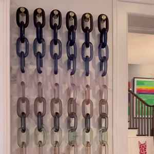 Eslabones de Cadena Hechos a Mano con Resina Epoxi Transparente de Alta Calidad, Decoración Colorida para Colgar en la Pared, Proyectos de Bricolaje, Ángel Artístico de Graduación - Product Image 5