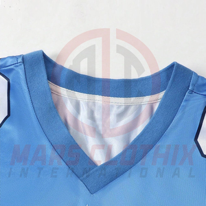 Maillot de football américain en polyester sublimé à manches courtes en mesh, qualité supérieure, en gros - Product Image 4
