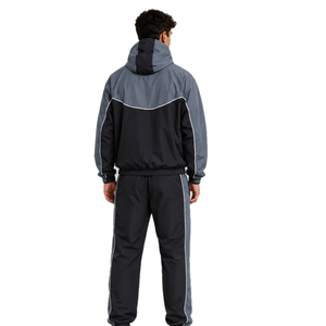 <b>Men</b> Athletic Nylon Tracksuit Breathable Running Suit Windbreaker <b>Jacket</b> and Pants Custom OEM ODM Sportswear Supplier - Product Image 6