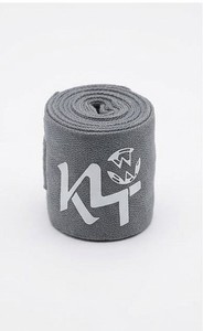 Soporte de Muñeca Elástico Plegable Ligero de Cachemira Gris KT para Ejercicio Físico, Ajustable, Transpirable, con Cierre de Gancho y Bucle, Unisex - Product Image 2
