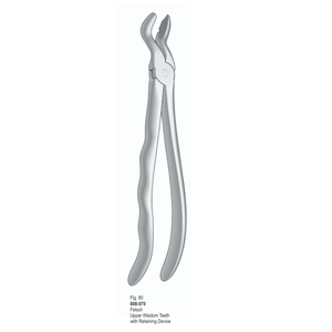 Pinzas de Extracción Dental Vitra Fig. 80 |   Dientes del Siso Superiores Felsch con Dispositivo de Retención |   Acero Inoxidable |   Certificado CE - Product Image 1