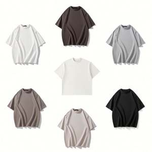 Camisetas de Hombre de 380g, Camisetas Extra Grandes para Hombre, Venta al por Mayor, Camisetas de Hombre Blancas de Alta Calidad 100% Algodón Personalizadas - Product Image 1