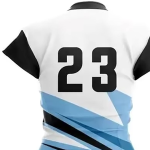 Designs d'uniformes de volley-ball pour femmes, produits de sublimation, prix abordables, uniformes unisexes sur demande, ensembles de maillots et shorts - Product Image 6