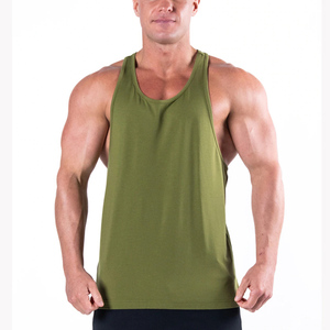Débardeur court sans manches pour homme AMERICAN TRENCH CLOTHING, 100 % polyester, pour la gym et le sport, délavé à l'acide, séchage rapide, respirant - Product Image 2