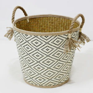Artex Dong Thap Handmade <b>Woven</b> <b>Baskets</b> Palm Leaf Storage Containers for Kitchen Gift Boxes - Product Image 2