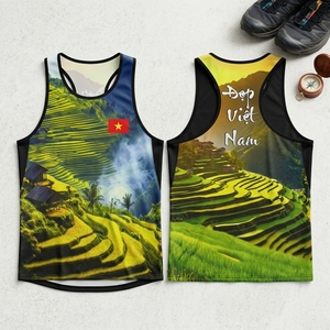 Custom Runner Tank Top OEM ODM Wholesale Quick Dry <b>Running</b> <b>Singlet</b> Manufacturer - Product Image 2