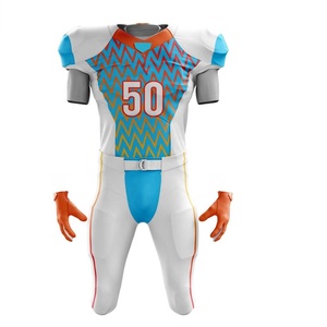 Uniforme de Fútbol Americano de Manga Corta con Estampado Transpirable de Alta Calidad y Diseño Moderno para Hombres Adultos, Precio al por Mayor, Mejor Calidad - Product Image 5
