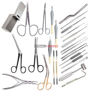 Juego de Instrumentos Nasales Sheen de 27 Piezas, Instrumentos Quirúrgicos Básicos Manuales para Rinoplastia, para Cirugía General de Otorrinolaringología y Plástica - Product Image 2