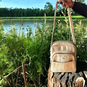 2024 xu hướng thân thiện với môi Vegan gai unisex Bohemian cổ điển thời trang tùy chỉnh thực hiện bền dây kéo Trọng lượng nhẹ Túi Messenger - Product Image 2