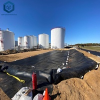 Géomembrane en HDPE de 60 mil à haute résistance à la perforation pour le renforcement des fondations dans la construction routière