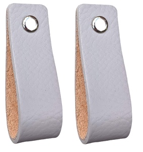 Boutons en cuir de luxe poignées de meubles prix compétitif pour cuisine chambre salle de bain armoires commodes et tiroirs - Product Image 1