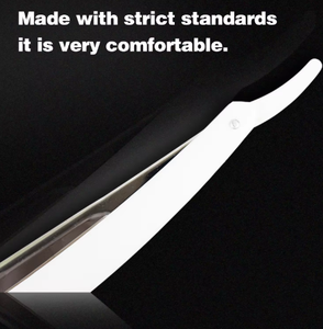 (Blade Not Included) Wood Stainless Steel Non Slip Folding Vintage <b>Barber</b> Straight Edge Razor Holder Old Fashioned Manual <b>Shaver</b> - Product Image 3