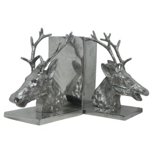 Wooden Bookends <b>Set</b> Of 2 Anchor Design Coastal Style White Base Blue Anchor For Home <b>Office</b> Decor - Product Image 5