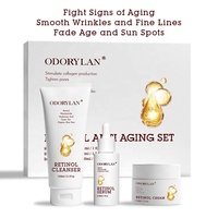 Marque privée Crème Sérum Rétinol Nettoyant Anti-âge Raffermissant Hydratant Crème Rétinol ensemble de soins