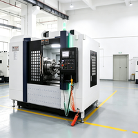 Centre d'usinage vertical CNC 5 axes VMC850 haute précision avec table rotative pour pièces métalliques, directement de l'usine