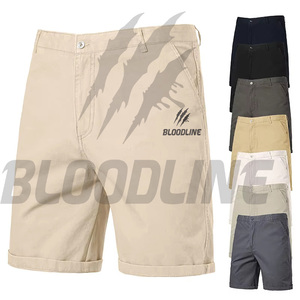 Pantalones Cortos Deportivos Casuales para Hombre Bloodline, Negros, de Cintura Media, Secado Rápido, con Logotipo Frontal - Product Image 4
