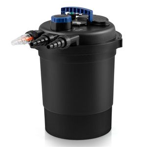 Filtro a Pressione per Laghetto Esterno con Portata Massima di 4000 GPH, 4 Spugne Filtranti Rimovibili e Indicatore di Pulizia - Product Image 1