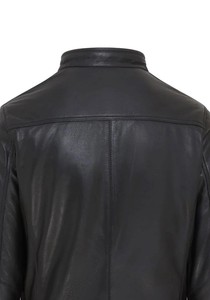 Chaqueta de Cuero Genuino Personalizada para Motociclistas, Chaqueta de Cuero Desgastado para Hombre, Servicio de Muestras de Fabricación OEM ODM Disponible - Product Image 3